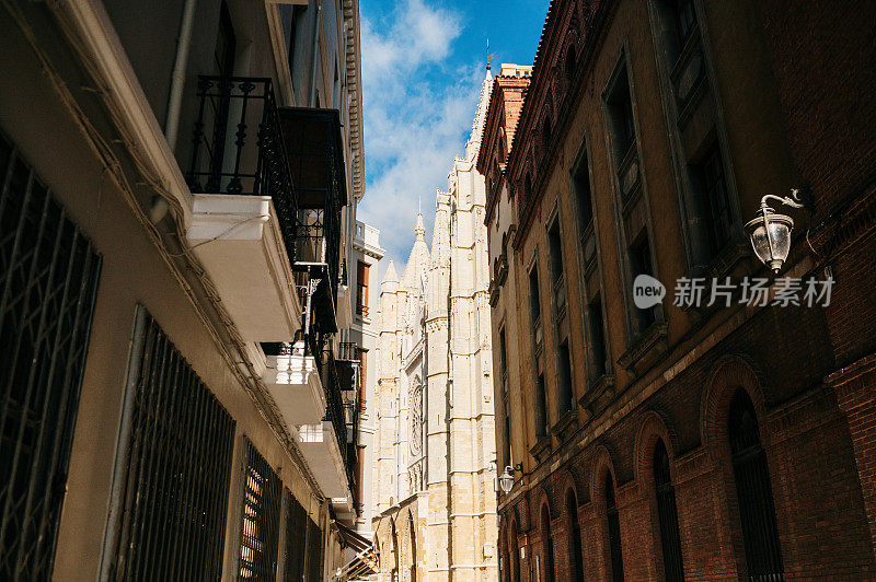 Street in León, Spain